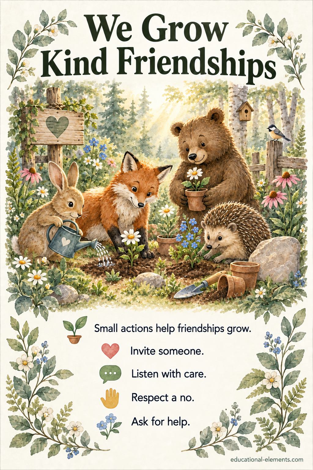 Preview of Woodland Friendship and Social Skills Toolkit